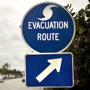 evacuation route